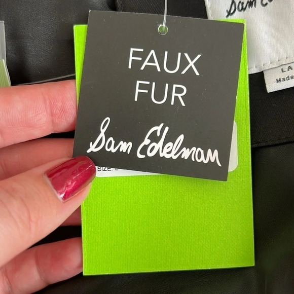 Sam Edelman Cozy and Warm Parka with Detachable Faux Fur Collar - NWT - Size L - Picture 8 of 12